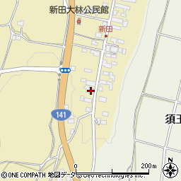 山梨県北杜市高根町箕輪2575周辺の地図