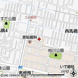 千葉県松戸市西馬橋相川町210周辺の地図