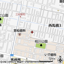 千葉県松戸市西馬橋相川町192-4周辺の地図