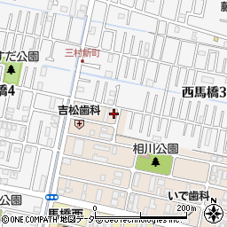 千葉県松戸市西馬橋相川町209周辺の地図