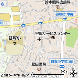 埼玉県草加市谷塚町1276周辺の地図