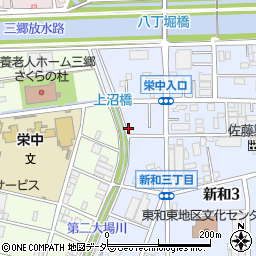 埼玉県三郷市新和3丁目67周辺の地図