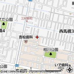 千葉県松戸市西馬橋相川町208周辺の地図