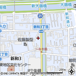 埼玉県三郷市新和3丁目170周辺の地図