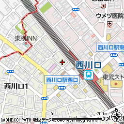 焼鳥居酒屋 天亀次郎 西川口店周辺の地図