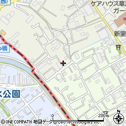 埼玉県草加市遊馬町144周辺の地図