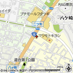 スシロー 松戸八ケ崎店周辺の地図