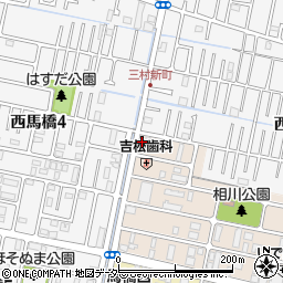 千葉県松戸市西馬橋相川町214周辺の地図