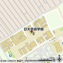 日本大学　芸術学部所沢キャンパス周辺の地図