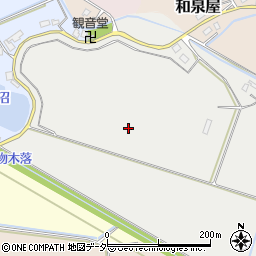 千葉県印西市萩埜周辺の地図