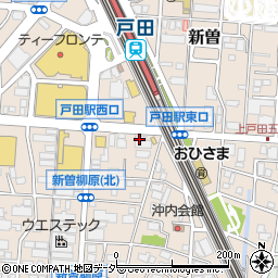 富士薬局戸田駅前店周辺の地図