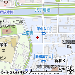 埼玉県三郷市新和3丁目81-3周辺の地図