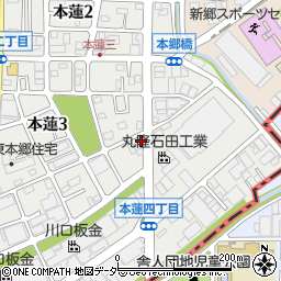 埼玉県川口市本蓮3丁目18-15周辺の地図