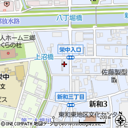 埼玉県三郷市新和3丁目81-21周辺の地図