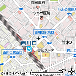武蔵野銀行西川口支店周辺の地図