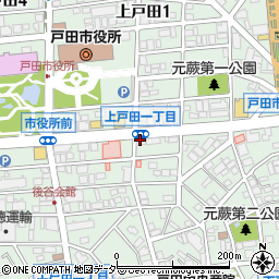ほっともっと　戸田市役所南通り店周辺の地図