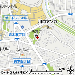 埼玉県川口市青木4丁目19周辺の地図
