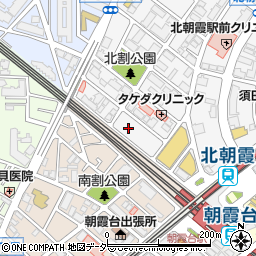 タイムズ朝霞台駐車場周辺の地図