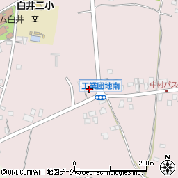 千葉県白井市中191周辺の地図