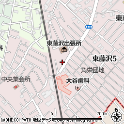 武蔵藤沢薬局周辺の地図