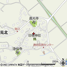 千葉県香取市荒北周辺の地図