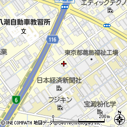 日章鋲螺株式会社　八潮センター周辺の地図