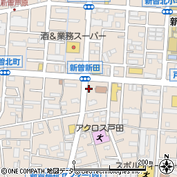 まねきねこ戸田店周辺の地図
