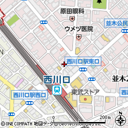 炭火焼鳥 とさか 西川口店周辺の地図