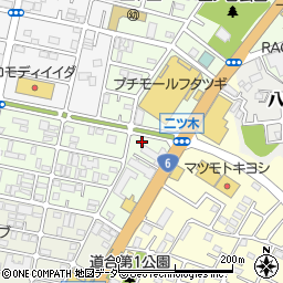 千葉県松戸市二ツ木1889周辺の地図