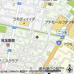 千葉県松戸市二ツ木1885-1周辺の地図