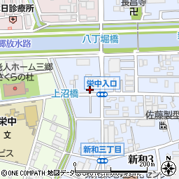 埼玉県三郷市新和3丁目49周辺の地図