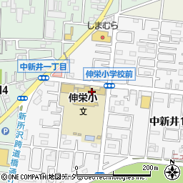 所沢市立伸栄小学校周辺の地図