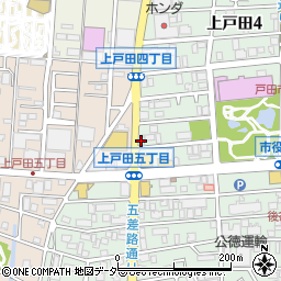 クラウン・ケーピー上戸田店周辺の地図