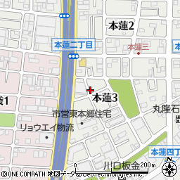 福知商会川口営業所周辺の地図