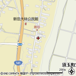 山梨県北杜市高根町箕輪2557周辺の地図