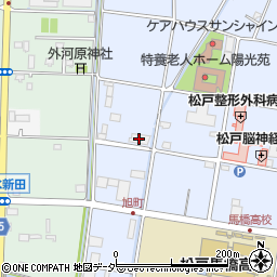 松戸市シニア交流センター周辺の地図