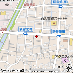 吉野家戸田新曽店周辺の地図