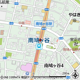 デイリーヤマザキ南鳩ヶ谷駅店周辺の地図