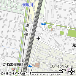 千葉県松戸市三ケ月310周辺の地図