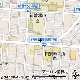 スシロー戸田店周辺の地図