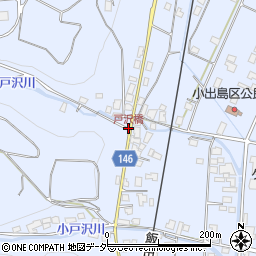 戸沢橋周辺の地図