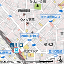 みずほ銀行西川口支店周辺の地図