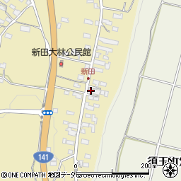 山梨県北杜市高根町箕輪2556周辺の地図