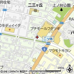 千葉県松戸市二ツ木1782-4周辺の地図