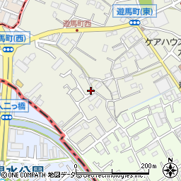 埼玉県草加市遊馬町101-9周辺の地図