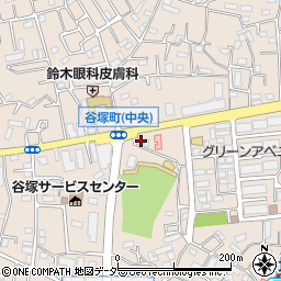 埼玉県草加市谷塚町833-5周辺の地図