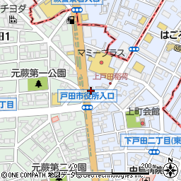 ペビー（ｐｅｂｙ）ｃｏｌｌｅｇｅ戸田キャンパス周辺の地図