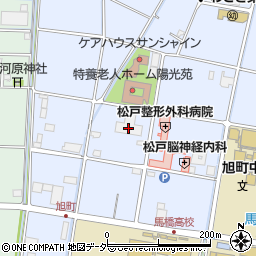 有料老人ホームグレースメイト松戸周辺の地図