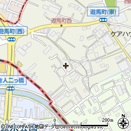 埼玉県草加市遊馬町101-6周辺の地図