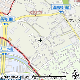 埼玉県草加市遊馬町101-11周辺の地図